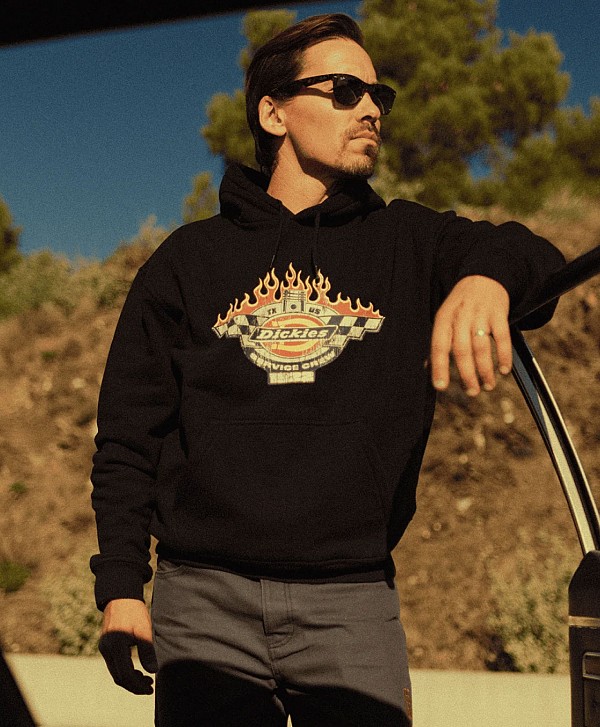 DICKIES X NASHPORT HOOD BLACK