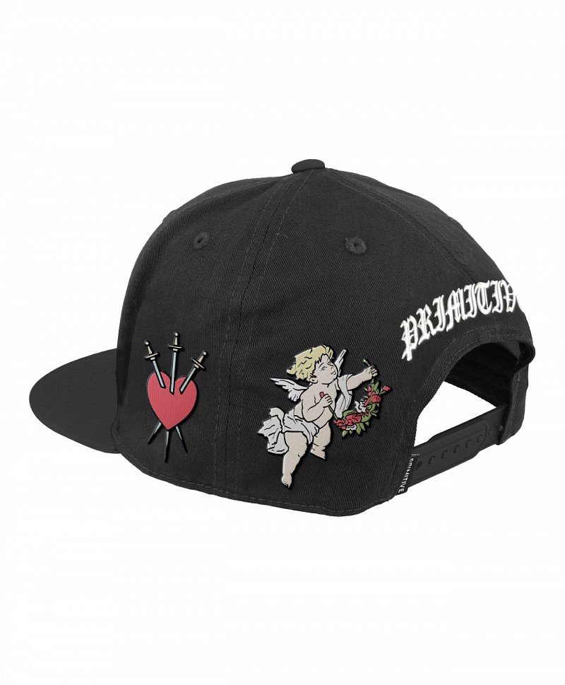 PRIMITIVE VALENTINES DAY TRIUMPH A-FRAME SNAPBACK BLACK