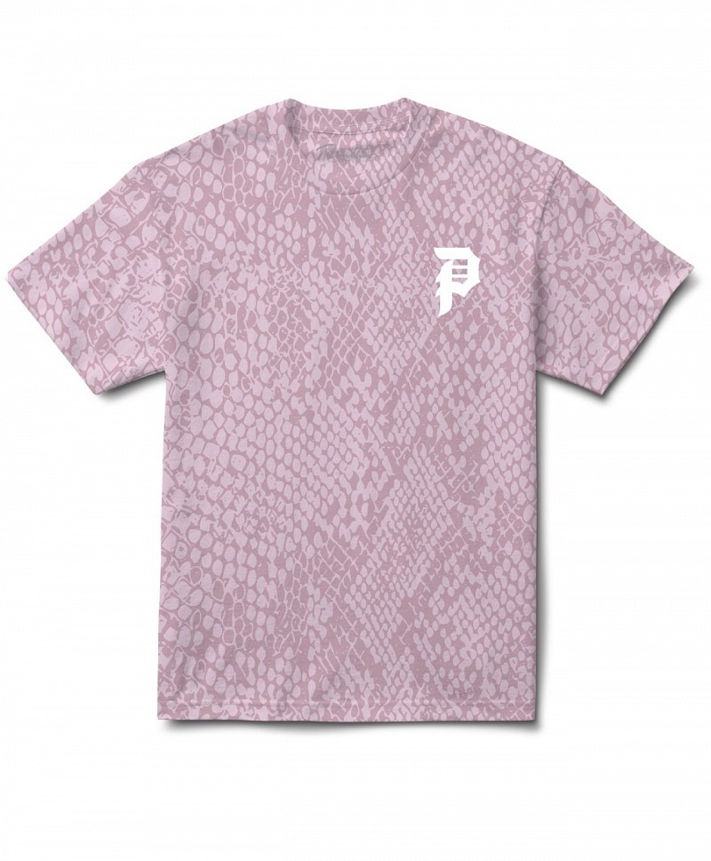 PRIMITIVE VALENTINES DAY SCALES HEAVYWEIGHT TEE PINK