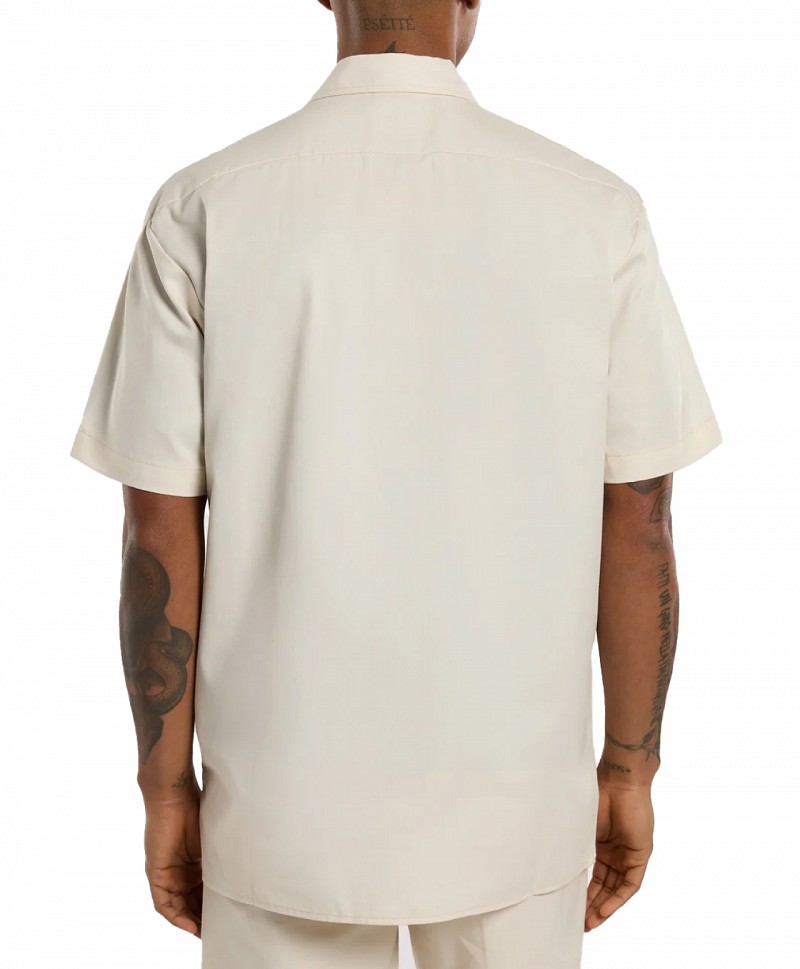 DICKIES SHORT SLEEVE WORK SHIRT WHITECAP GRAY
