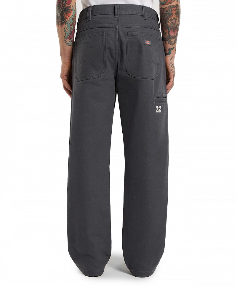 DICKIES X NASHPORT DOUBLE KNEE CANVAS PANTS CHARCOAL