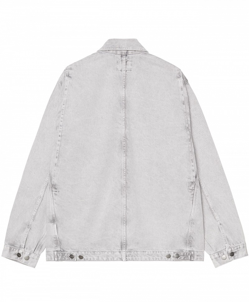 CARHARTT WIP OG DOUBLE FRONT JACKET BLACK CHALK WASH