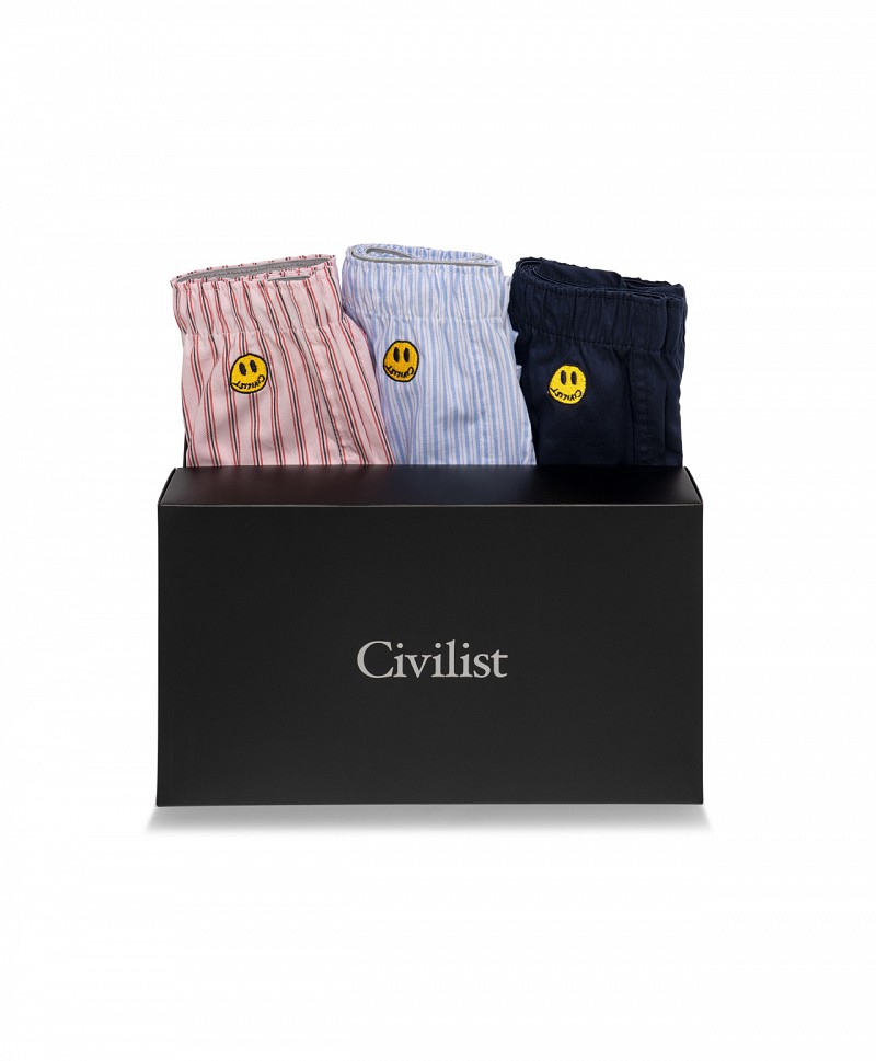 CIVILIST BOXER SHORTS 3-PACK MULTI
