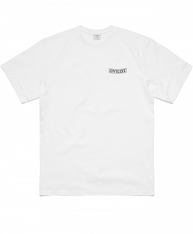 CIVILIST ELEPHANT TEE WHITE