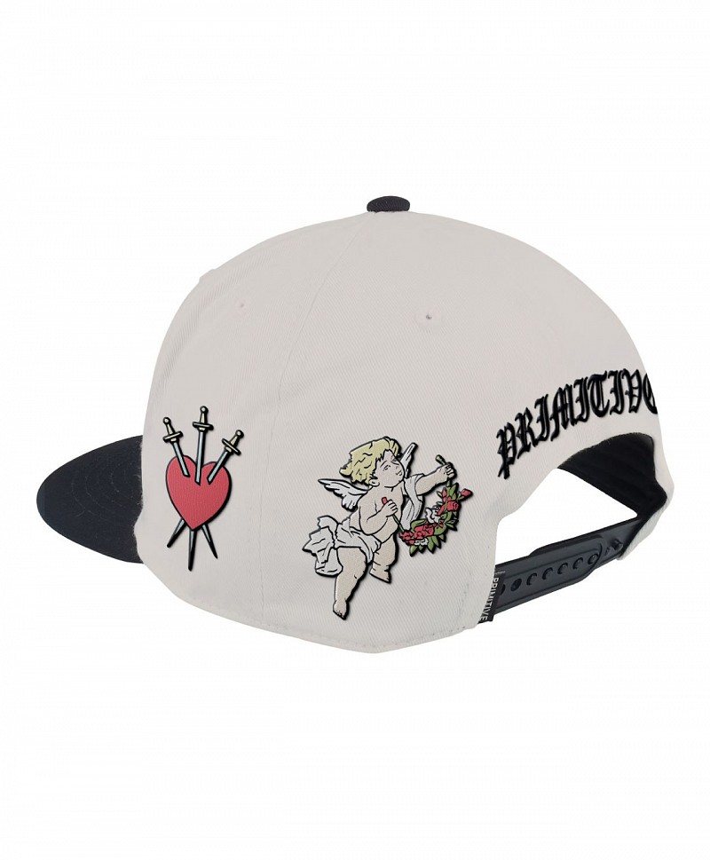 PRIMITIVE VALENTINES DAY TRIUMPH A-FRAME SNAPBACK CREAM