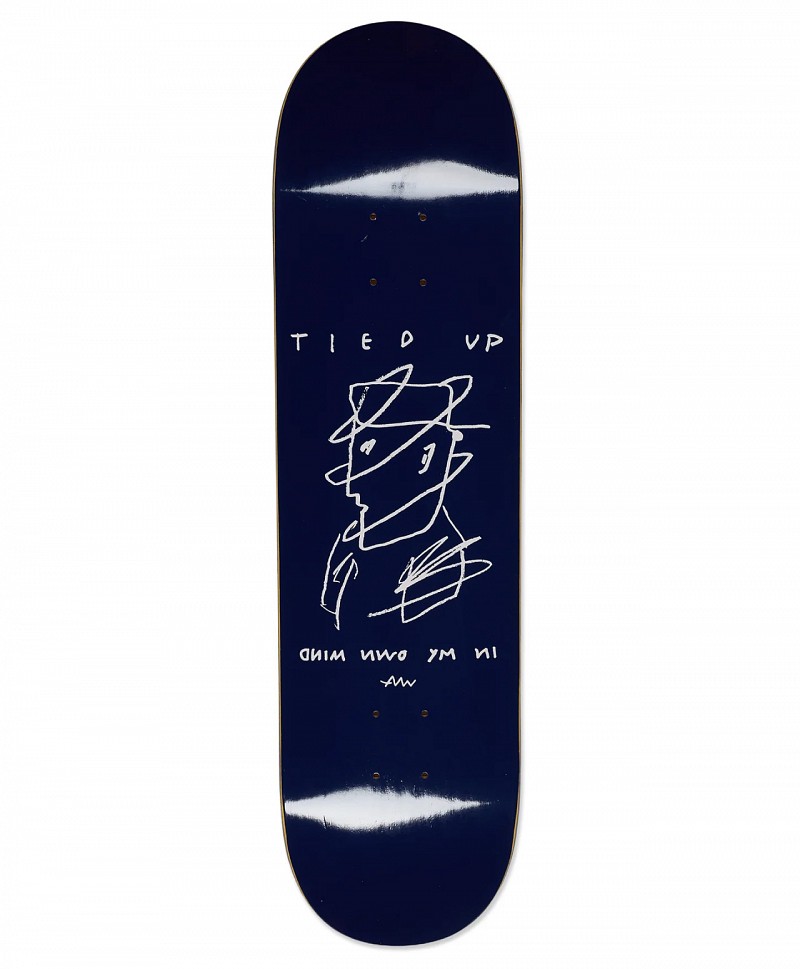 POLAR TIED UP TEAM SKATE DECK NAVY