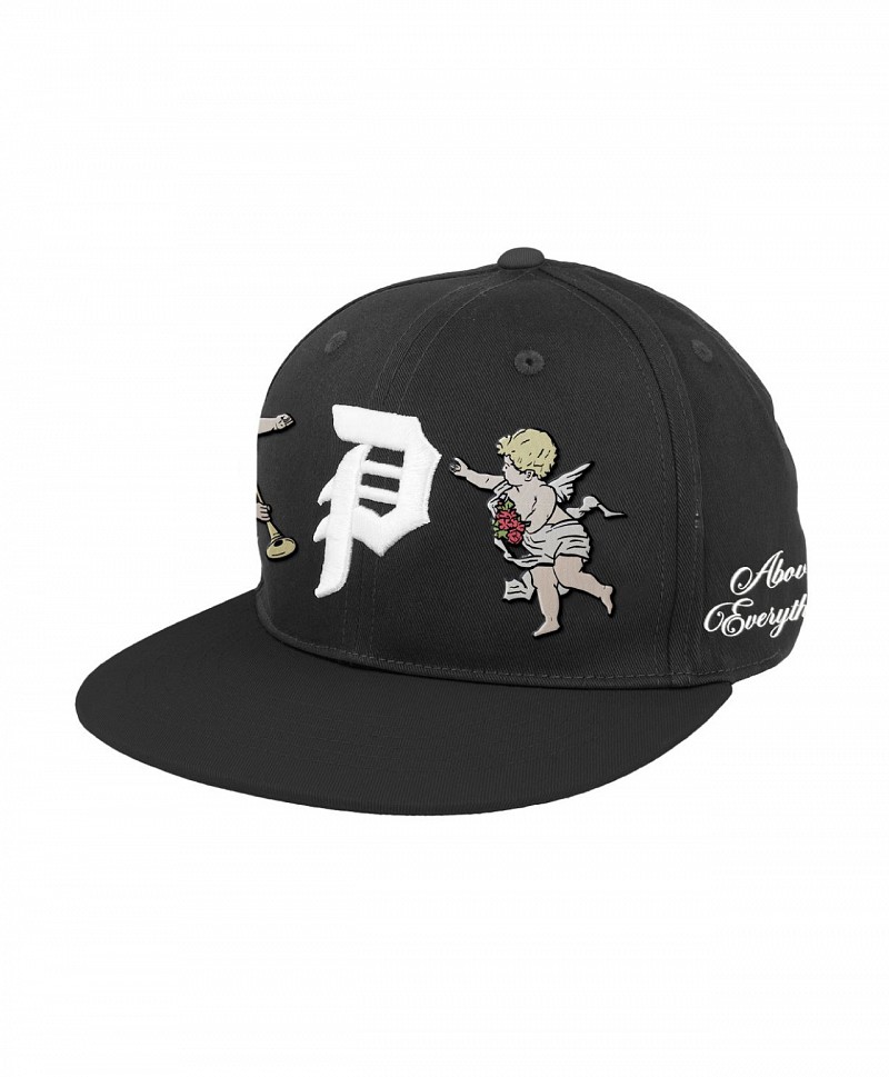 PRIMITIVE VALENTINES DAY TRIUMPH A-FRAME SNAPBACK BLACK