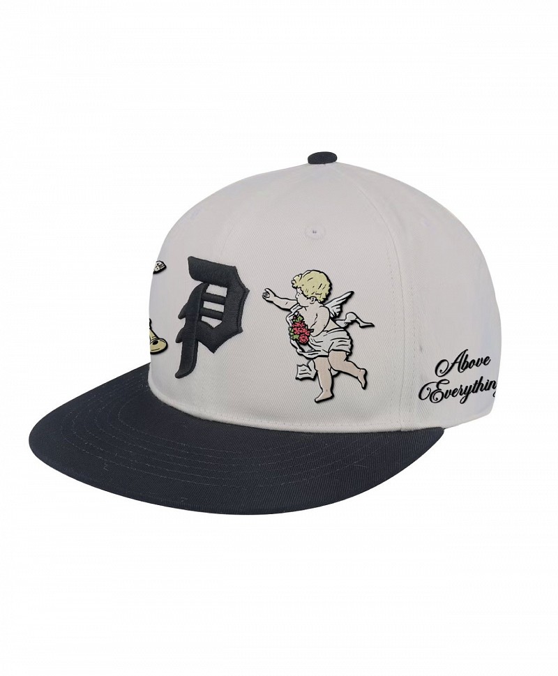 PRIMITIVE VALENTINES DAY TRIUMPH A-FRAME SNAPBACK CREAM