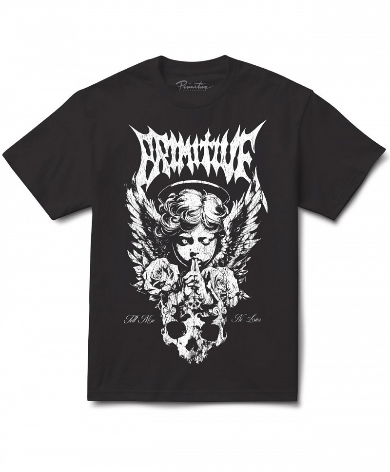 PRIMITIVE VALENTINES DAY THINKER HEAVYWEIGHT TEE BLACK