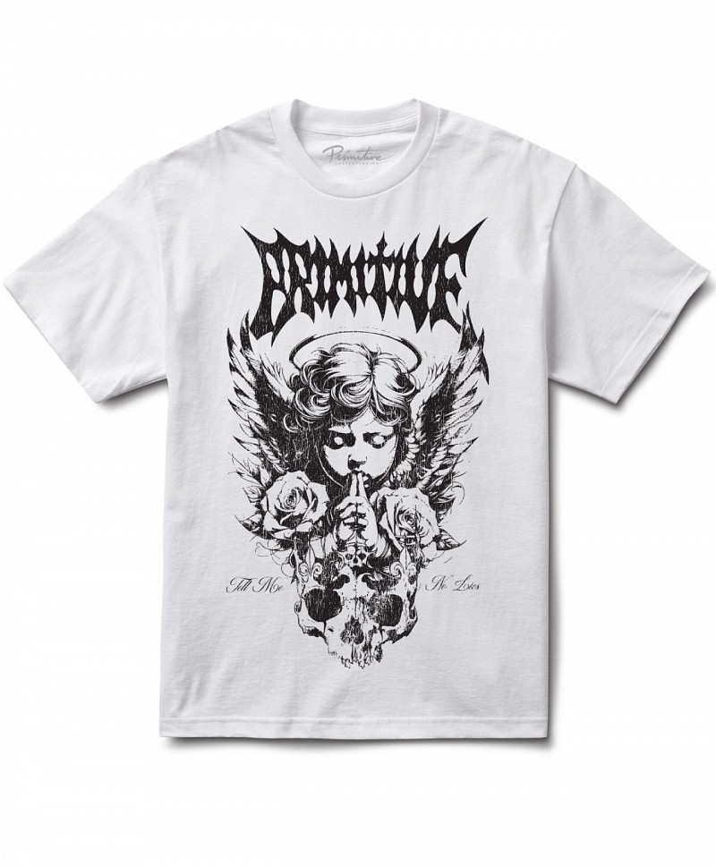 PRIMITIVE VALENTINES DAY THINKER HEAVYWEIGHT TEE WHITE