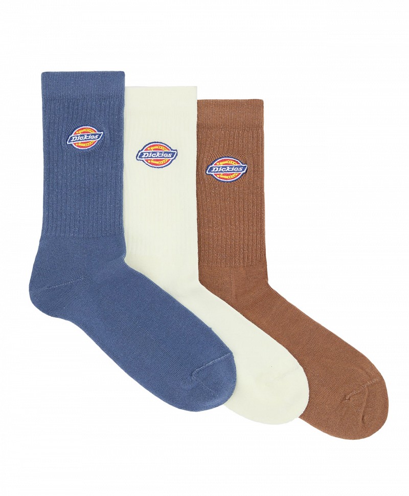 DICKIES VALLEY GROVE SOCKS 3-PACK RETRO INDIGO