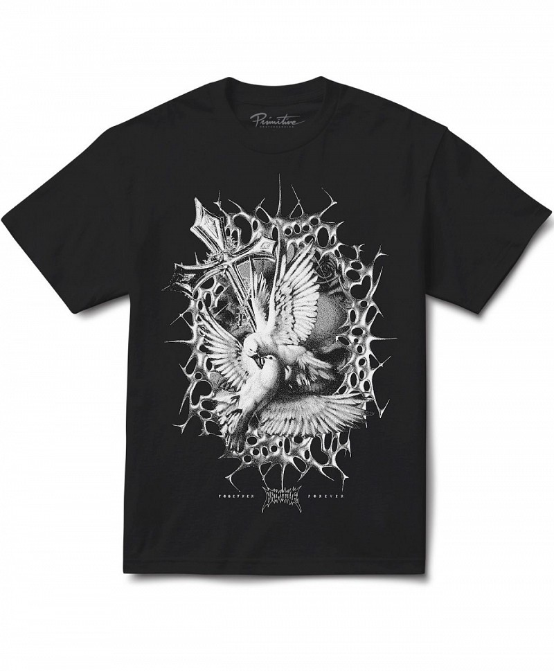 PRIMITIVE VALENTINES DAY TOGETHER HEAVYWEIGHT TEE BLACK