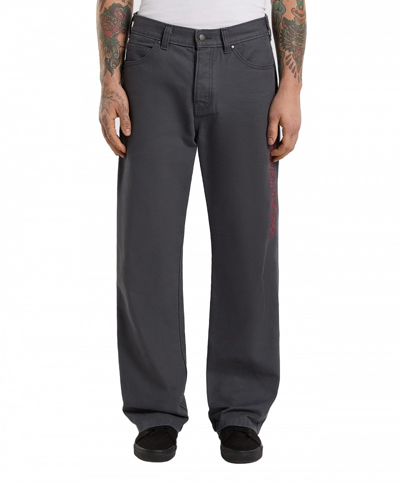 DICKIES X NASHPORT DOUBLE KNEE CANVAS PANTS CHARCOAL