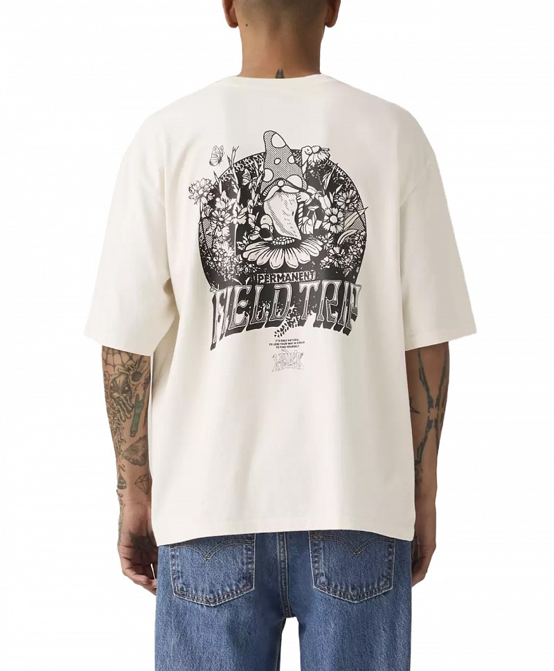 LEVIS® HALF SLEEVE TEE PERMANENT FIELD TRIP EGRET