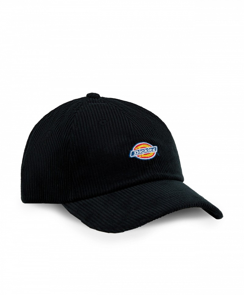 DICKIES HARDWICK CORD BASEBALL CAP BLACK