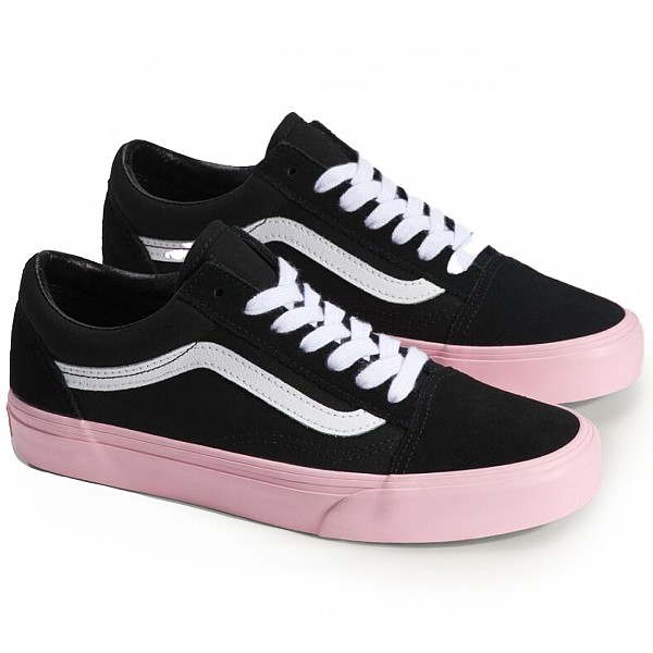 VANS OLD SKOOL SIDEWALL PINK/BLACK