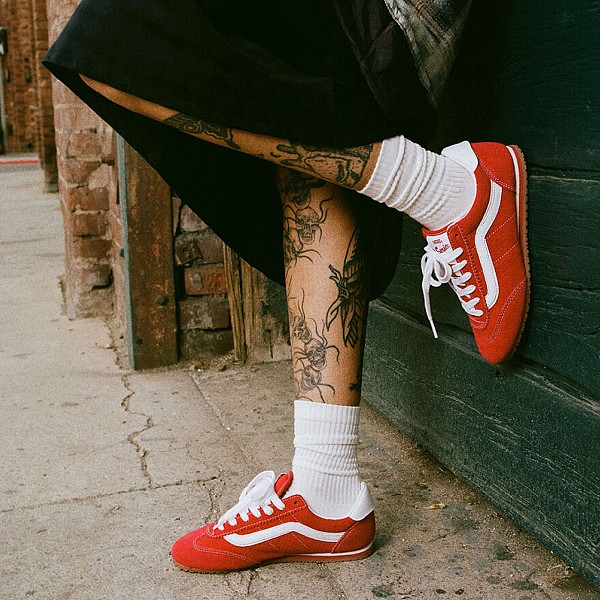 VANS SUPER LOWPRO RACING RED