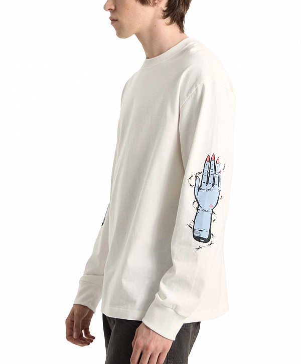 VANS DAYANA ZOMBIE HAND LONG SLEEVE EGRET