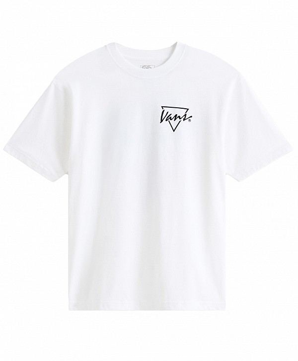 VANS PALM DRIVE TEE WHITE