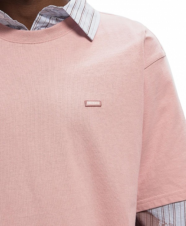 DICKIES CLANCY HEAVYWEIGHT TEE BRIDAL ROSE