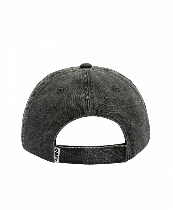 OBEY PIGMENT OBEY RECORDS 6 PANEL HAT VELCRO BACK