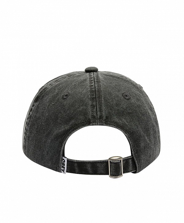 OBEY SLANTED 6 PANEL STRAPBACK PIGMENT BLACK