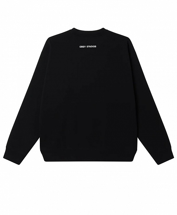 OBEY PIT CREW FLEECE BLACK