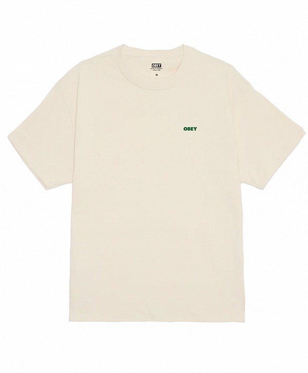 OBEY KNOWLEDGE IS POWER TEE CREAM