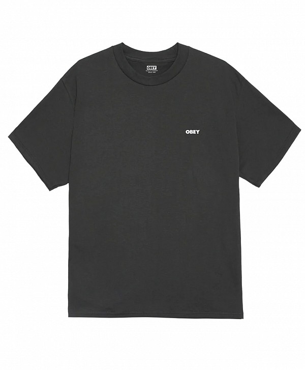 OBEY FUTURE UNWRITTEN TEE VINTAGE BLACK