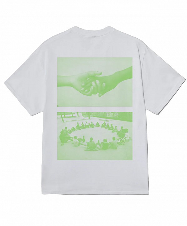OBEY X SKATEISTAN CHILD PHOTO TEE WHITE
