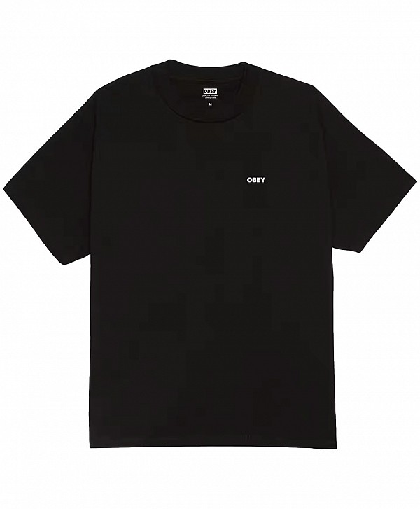 OBEY I WILL OBEY TEE BLACK