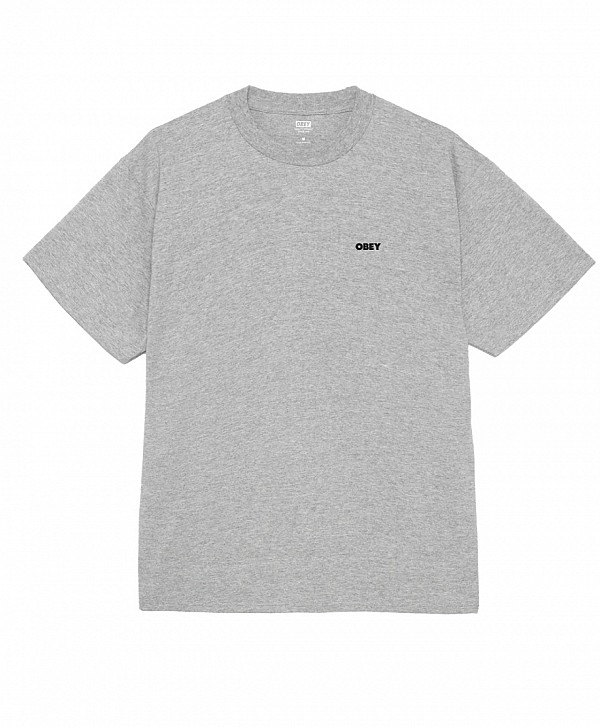 OBEY EYES OPEN TEE HEATHER GREY