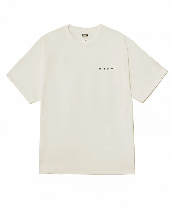 OBEY ARCHITECTURE OF THE UNIVERSE TEE VINTAGE WHITE