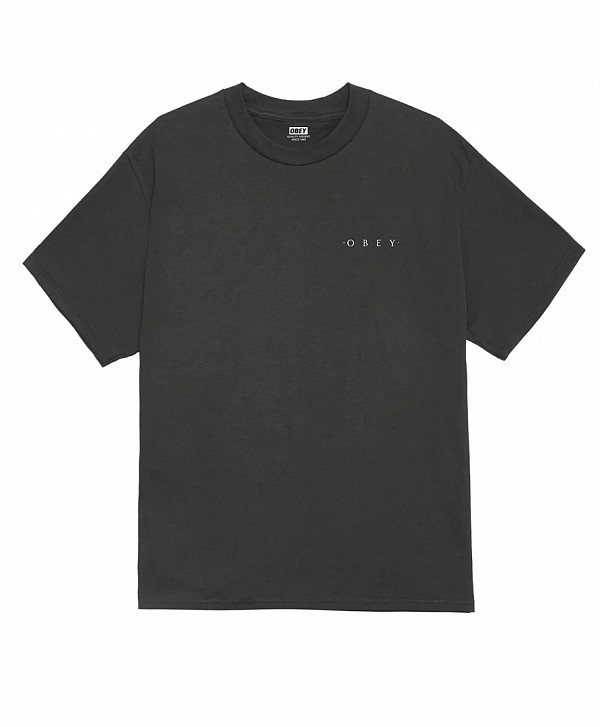 OBEY ARCHITECTURE OF THE UNIVERSE TEE VINTAGE BLACK