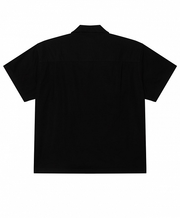 OBEY CLIFF WOVEN SHIRT BLACK