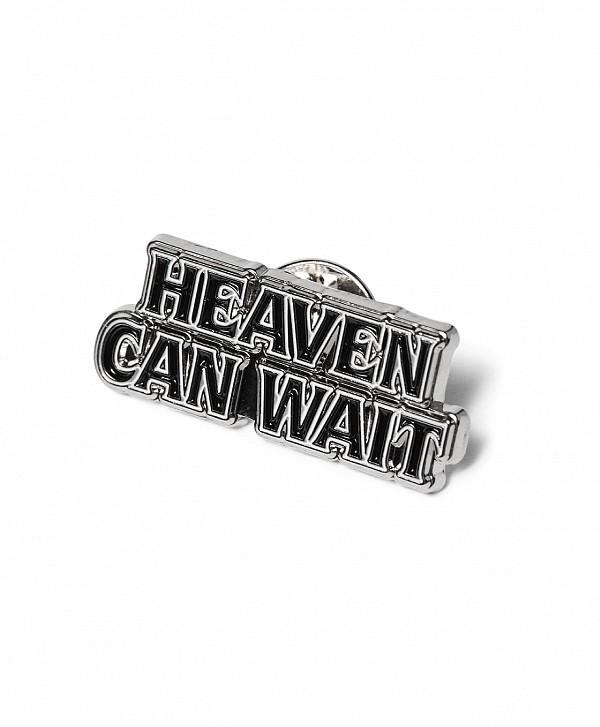 HUF HEAVEN CAN WAIT PIN SILVER