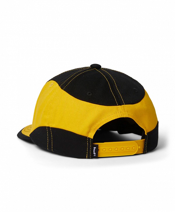 HUF SECTOR HAT BLACK/YELLOW