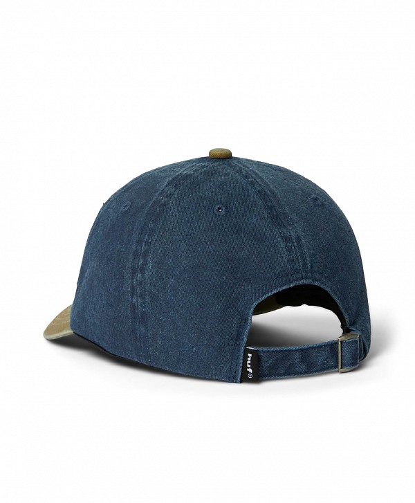 HUF TWO TONE 89 WASHED 6 PANEL HAT NAVY