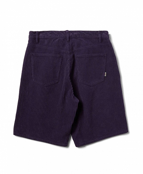 HUF CROMER CORDUROY SHORTS DARK BERRY