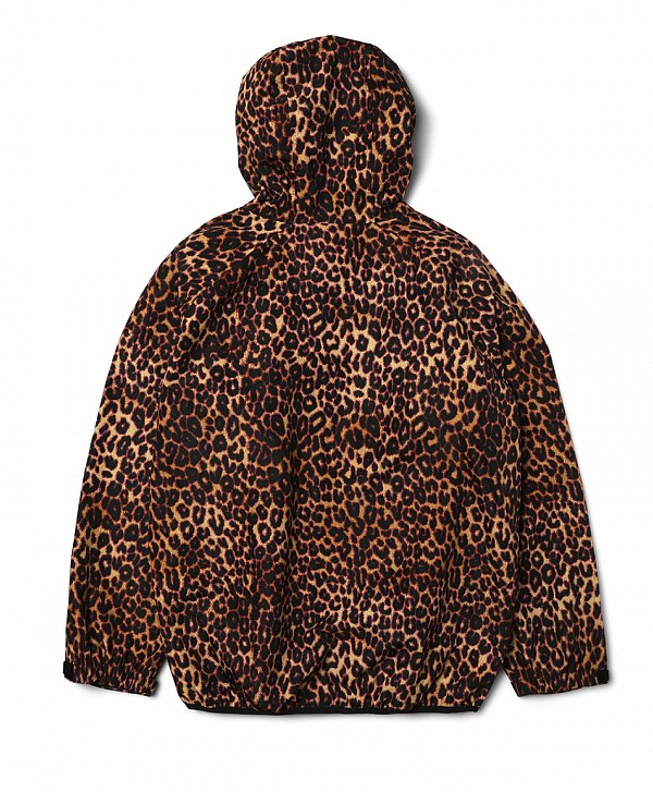 HUF RAINIER PRINTED SHELL JACKET BROWN