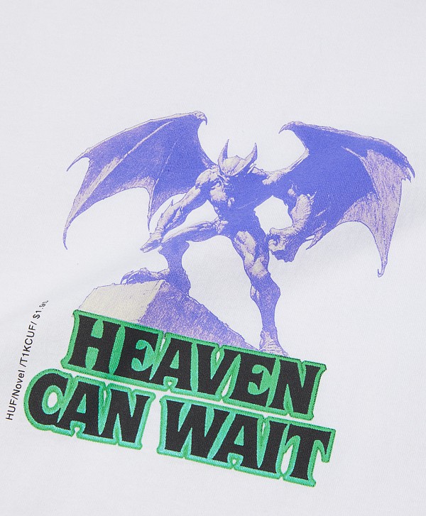HUF HEAVEN CAN WAIT TEE WHITE