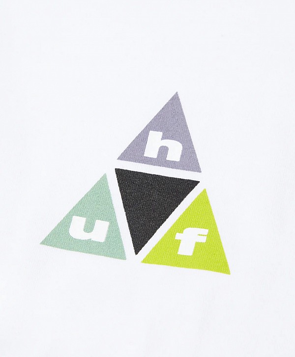 HUF PRISM TEE WHITE