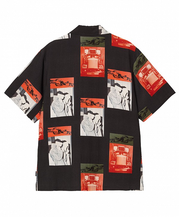 CARHARTT WIP SEAN HAMILTON SHIRT SEAN HAMILTON PRINT/BLACK