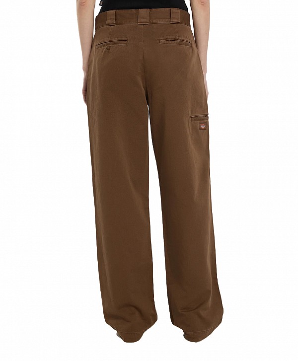 DICKIES 247 LOOSE WORK PANTS TIMBER BROWN GARMENT DYED