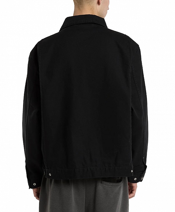 DICKIES UNLINED CANVAS PAINTER JACKET BLACK