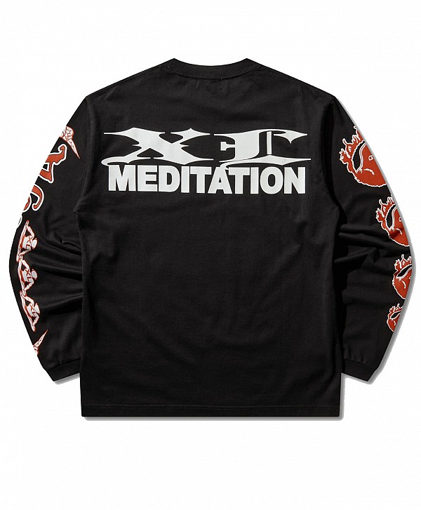 XLARGE MEDITATION LONG SLEEVE BLACK
