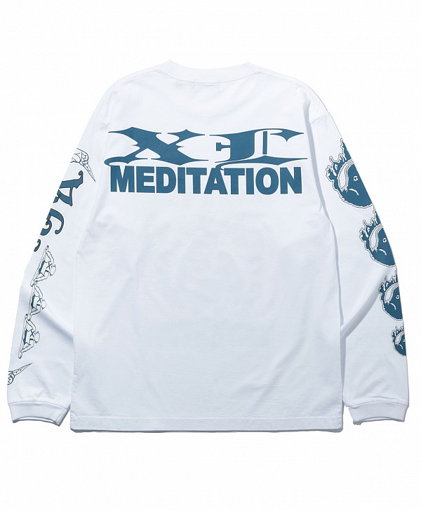 XLARGE MEDITATION LONG SLEEVE WHITE