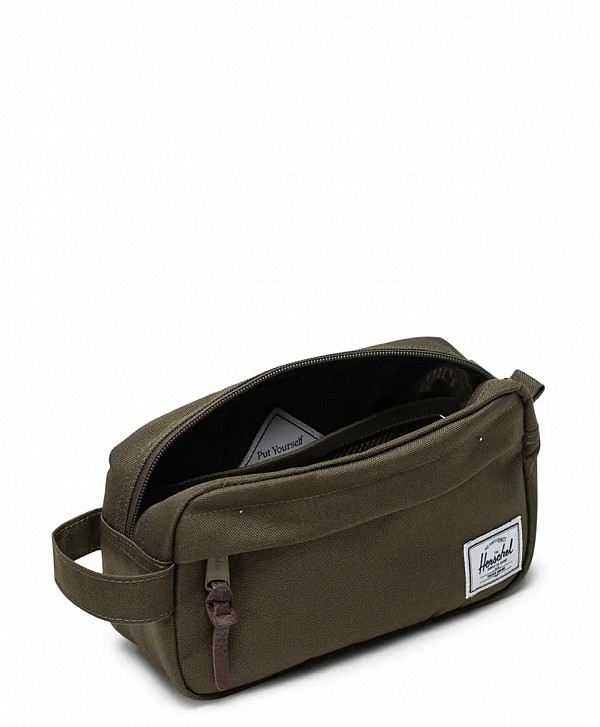HERSCHEL CHAPTER TRAVEL KIT SMALL IVY GREEN