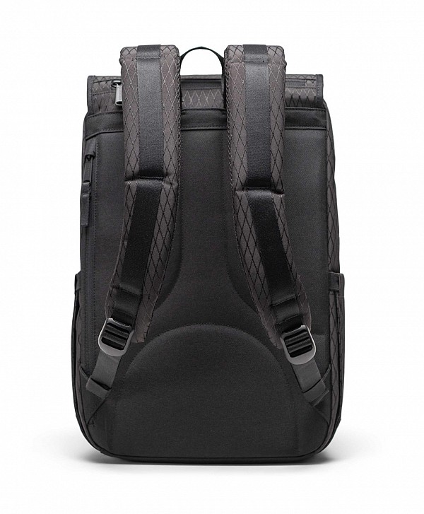 HERSCHEL LITTLE AMERICA MID BACKPACK BLACK DIAMOND/BLACK