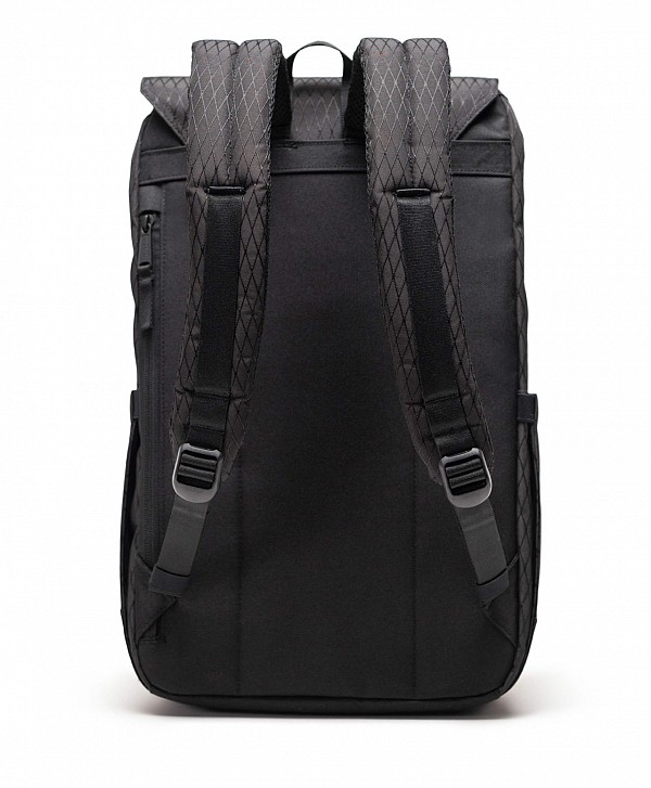 HERSCHEL RETREAT BACKPACK BLACK DIAMOND/BLACK